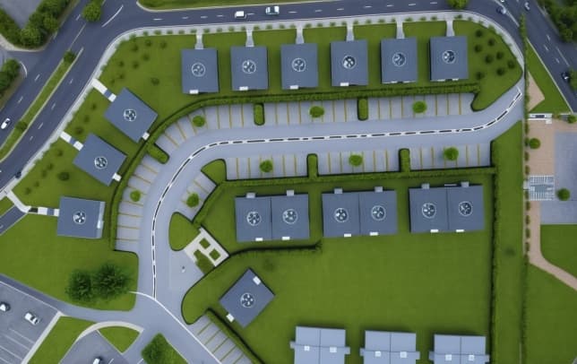 Ivy Lane aerial rendering